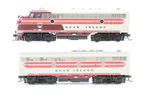 Load image into Gallery viewer, HO Athearn Genesis CRI&amp;P - Rock Island EMD F7A/F7B Phase I FP #677 and 677B w/ MRC Prodigy DCC and Sound
