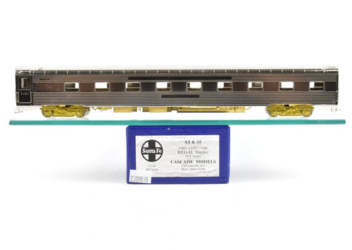 HO Brass Cascade Models AT&SF - Atchison Topeka and Santa Fe ACF Regal Series 4-4-2 Sleeper