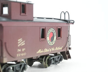 Load image into Gallery viewer, HO Brass NWSL - Northwest Short Line NP - Northern Pacific 1700 Series Wood Caboose Rebuilt Steel Ends &amp; Steps Custom Painted &amp; Weathered No. 1740
