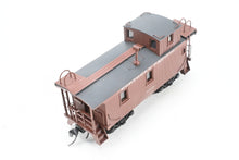 Load image into Gallery viewer, HO Brass NWSL - Northwest Short Line NP - Northern Pacific 1700 Series Wood Caboose 1940’s Rebuilt Custom Painted &amp; Weathered No. 1791

