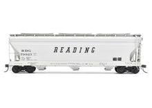 Load image into Gallery viewer, HO Brass OMI - Overland Models, Inc. RDG - Reading ACF 3-Bay Centerflow 4650 Covered Hopper w/ 3 Long Hatches CP No. 79923
