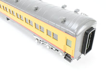Load image into Gallery viewer, O Brass Sunset Models Third Rail UP - Union Pacific 72’ Harriman Coach FP Yellow/Gray No. 1053
