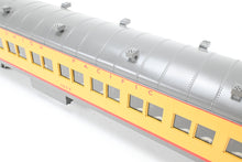 Load image into Gallery viewer, O Brass Sunset Models Third Rail UP - Union Pacific 72’ Harriman Coach FP Yellow/Gray No. 1053
