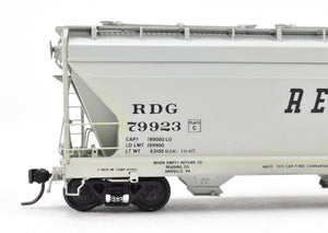 HO Brass OMI - Overland Models, Inc. RDG - Reading ACF 3-Bay Centerflow 4650 Covered Hopper w/ 3 Long Hatches CP No. 79923