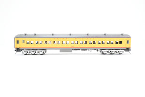 O Brass Sunset Models Third Rail UP - Union Pacific 72’ Harriman Coach FP Yellow/Gray No. 1051