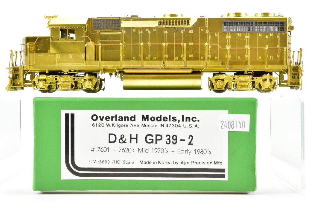 HO Brass OMI - Overland Models, Inc. D&H - Delaware and Hudson EMD GP39-2 - Nos. 7601 - 7620