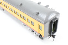 Load image into Gallery viewer, O Brass Sunset Models Third Rail UP - Union Pacific 72’ Harriman Coach FP Yellow/Gray No. 1051
