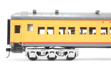 Load image into Gallery viewer, O Brass Sunset Models Third Rail UP - Union Pacific 72’ Harriman Coach FP Yellow/Gray No. 1051
