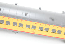 Load image into Gallery viewer, O Brass Sunset Models Third Rail UP - Union Pacific 72’ Harriman Coach FP Yellow/Gray No. 1051
