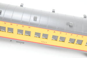 O Brass Sunset Models Third Rail UP - Union Pacific 72’ Harriman Coach FP Yellow/Gray No. 1051