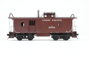 O Brass Sunset Models Third Rail UP - Union Pacific CA-1 Wood Caboose w/ Side Door FP in Red No. 2596