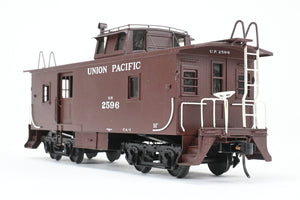 O Brass Sunset Models Third Rail UP - Union Pacific CA-1 Wood Caboose w/ Side Door FP in Red No. 2596