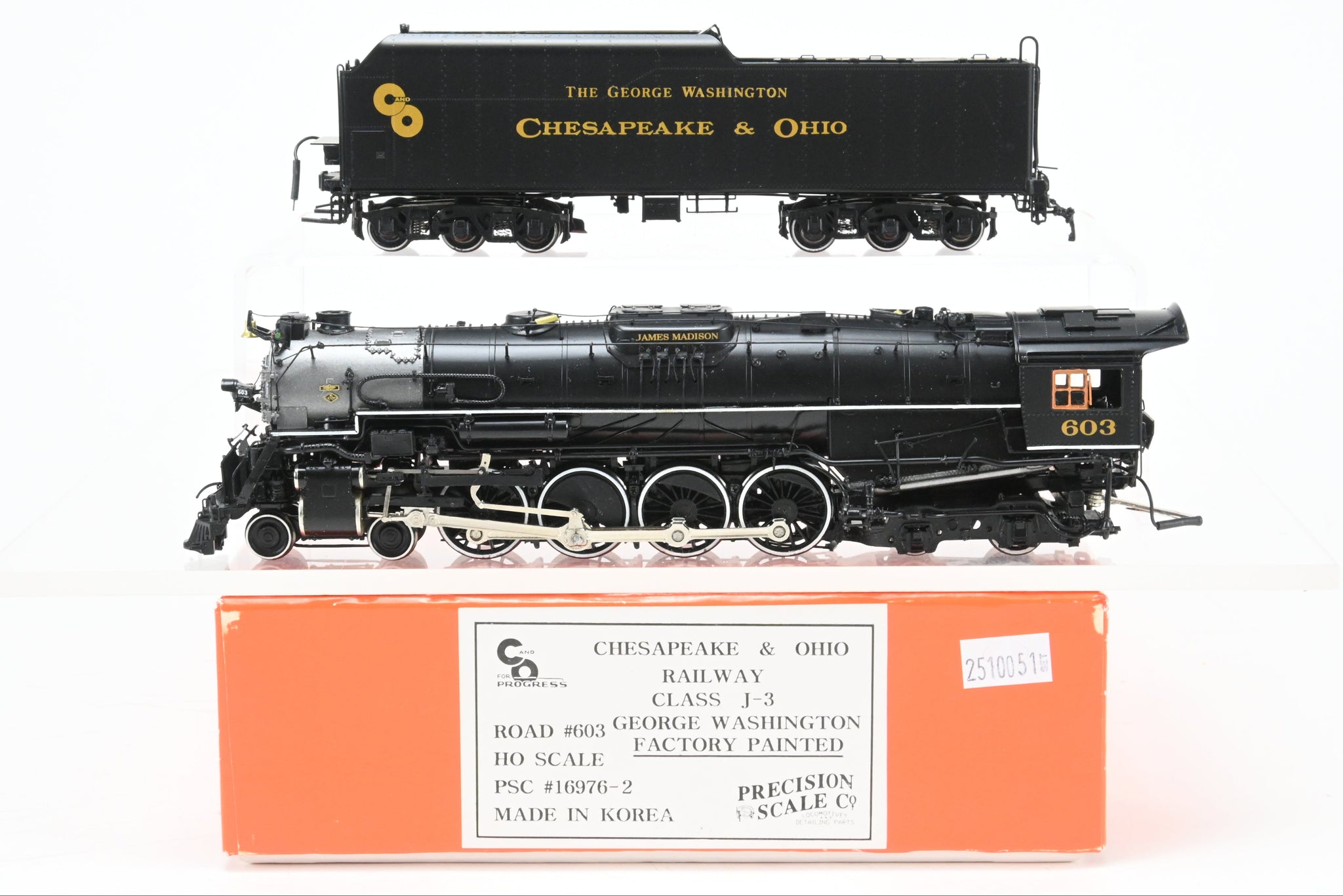 HO Brass CON PSC - Precision Scale Co. C&O - Chesapeake & Ohio J