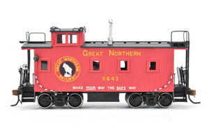 HO Brass AMC - American model Company GN - Great Northern 25 Foot Wood Caboose C/P #X643