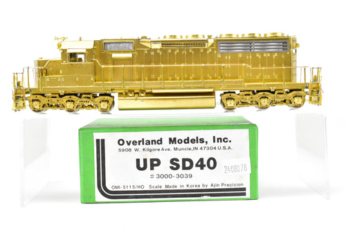 HO Brass OMI - Overland Models Inc. UP - Union Pacific EMD SD40 Nos. 3000-3039