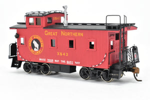 HO Brass AMC - American model Company GN - Great Northern 25 Foot Wood Caboose C/P #X643