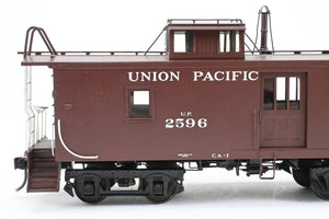 O Brass Sunset Models Third Rail UP - Union Pacific CA-1 Wood Caboose w/ Side Door FP in Red No. 2596