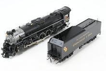 Load image into Gallery viewer, HO Brass CON PSC - Precision Scale Co. C&amp;O - Chesapeake &amp; Ohio J-3a 4-8-4 Greenbrier  Factory Painted No. 603 "The George Washington"
