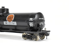 Load image into Gallery viewer, HO Brass PSC - Precision Scale Co. Various Roads 16,000 Gallon Tank Car F/P Decaled Gulf Oil Corporation
