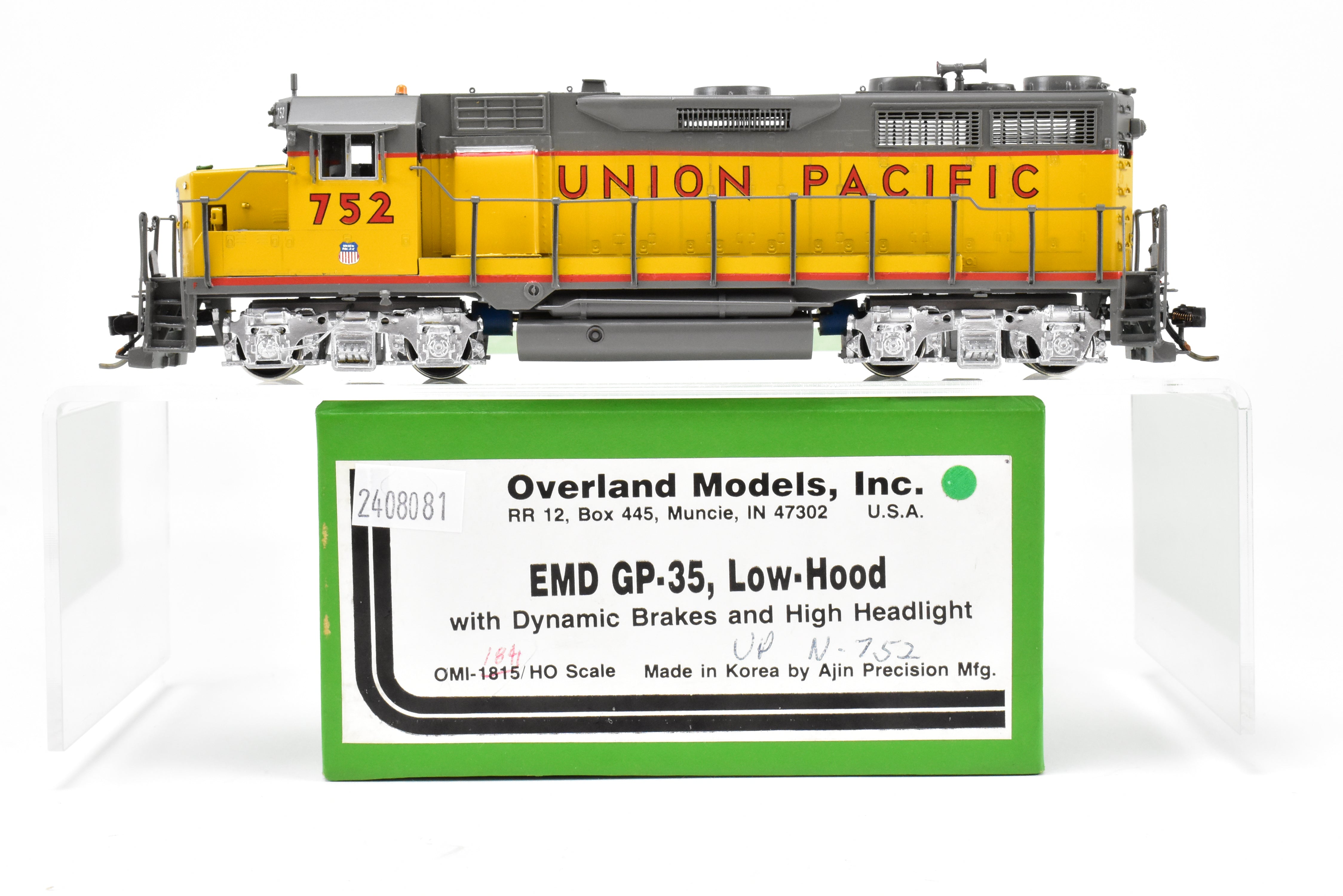 HO Brass OMI - Overland Models Inc. UP - Union Pacific EMD