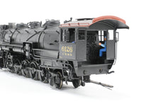 Load image into Gallery viewer, HO Brass OMI - Overland Models CB&amp;Q - Burlington Route M-2a 2-10-2 Elesco FWH Pro-Painted No. 6126 w/Moderate Weathering
