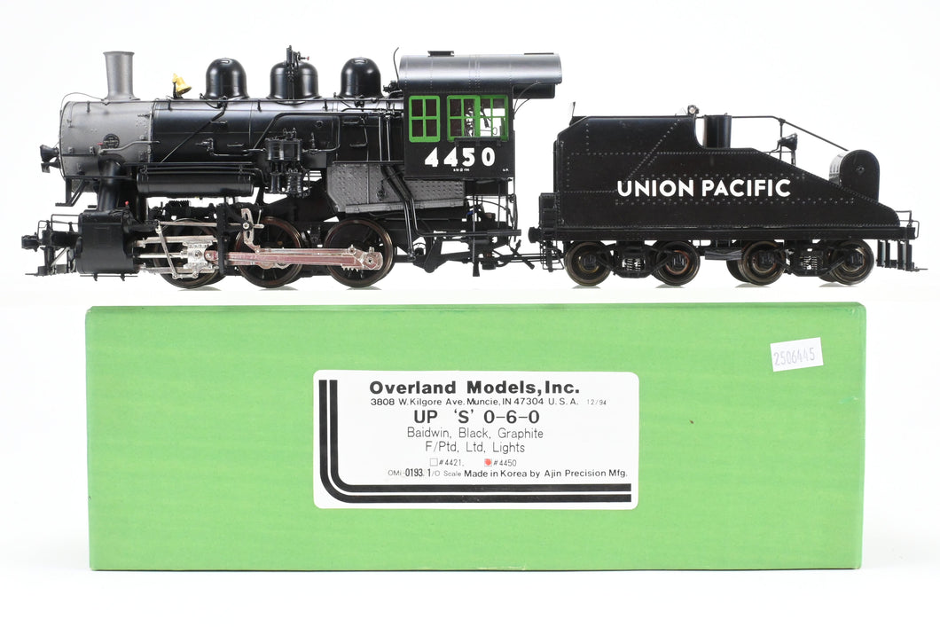 O Brass OMI - Overland Models, Inc. UP - Union Pacific S-8 0-6-0 Baldwin Version FP No. 4450