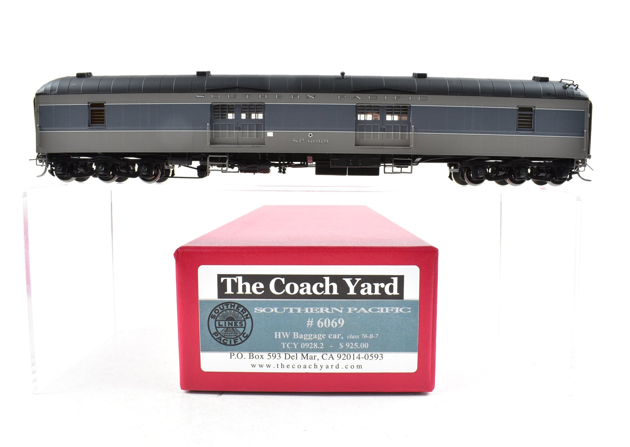 HO NEW Brass TCY - The Coach Yard SP - Southern Pacific HW Baggage