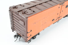 Load image into Gallery viewer, O Brass PSC - Precision Scale Co. PFE - Pacific Fruit Express 40’ Steel Reefer with Wood Roof Walk Circa 1945 CP No. 45682 BAD LETTERING
