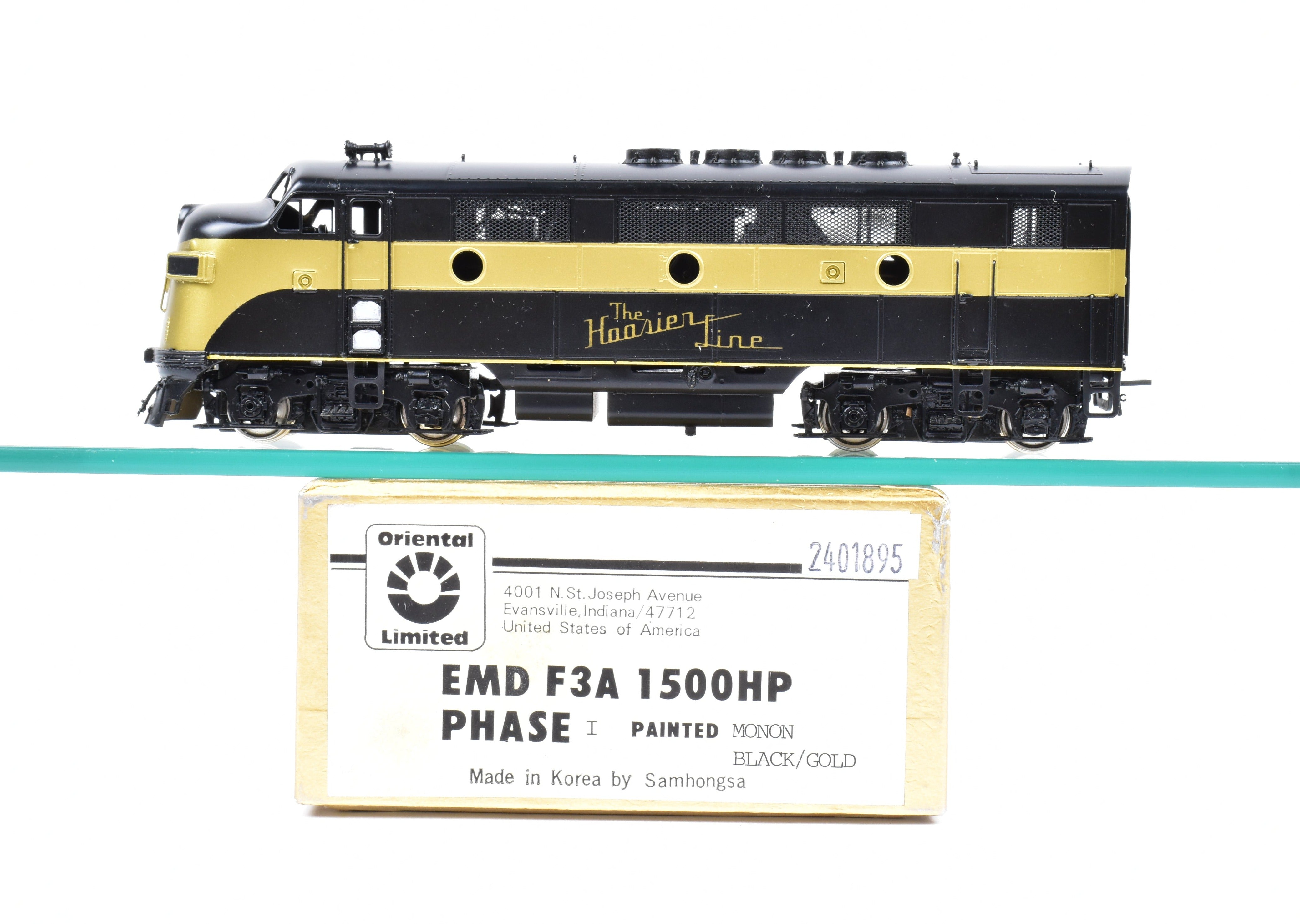 HO Brass Oriental Limited CIL - Monon EMD F3A PH II Factory