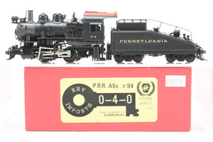 HO Brass Key Imports PRR - Pennsylvania Railroad A-5s 0-4-0 #94 Factory Painted CS #73