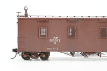 Load image into Gallery viewer, HO Brass W&amp;R Enterprises NP - Northern Pacific MOW Dining Car Pro-Painted &amp; Weathered No. 200073D
