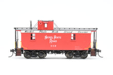 Load image into Gallery viewer, HO Brass DVP - Division Point NKP - Nickel Plate Road Offset Cupola 26' Wood Caboose Factory Painted "Speed Lettering" No. 113 Personal Collection of Jack Vansworth
