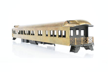 Load image into Gallery viewer, HO Brass Lambert Various Roads Pullman Heavyweight 10 Section Lounge Observation with Central Valley Trucks PARTIAL PAINT
