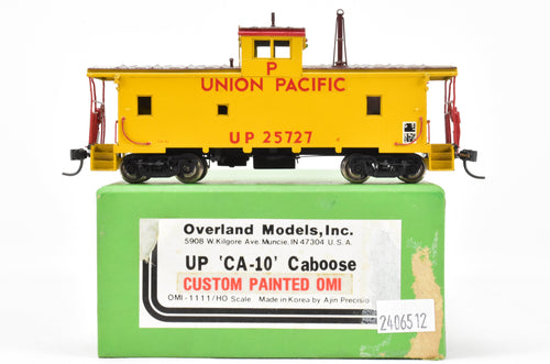 HO Brass OMI - Overland Models, Inc. UP - Union Pacific CA-10 Caboose F/P #25727