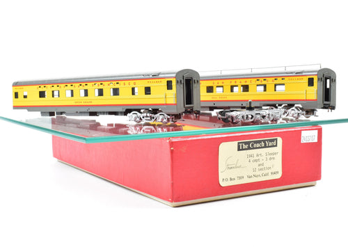 HO Brass TCY - The Coach Yard UP - Union Pacific/City of San Francisco Articulated 4-cmpt 3-drm 12 section Sleeper CP Union Square/Seal Rocks