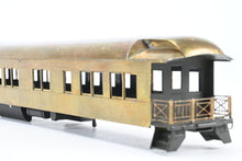 Load image into Gallery viewer, HO Brass Lambert Various Roads Pullman Heavyweight 10 Section Lounge Observation with Central Valley Trucks PARTIAL PAINT
