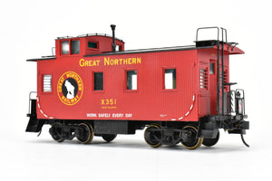 O Brass Oriental Limited GN - Great Northern 25 Foot Wood Caboose CP #X351 w/Slogan