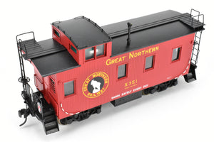 O Brass Oriental Limited GN - Great Northern 25 Foot Wood Caboose CP #X351 w/Slogan