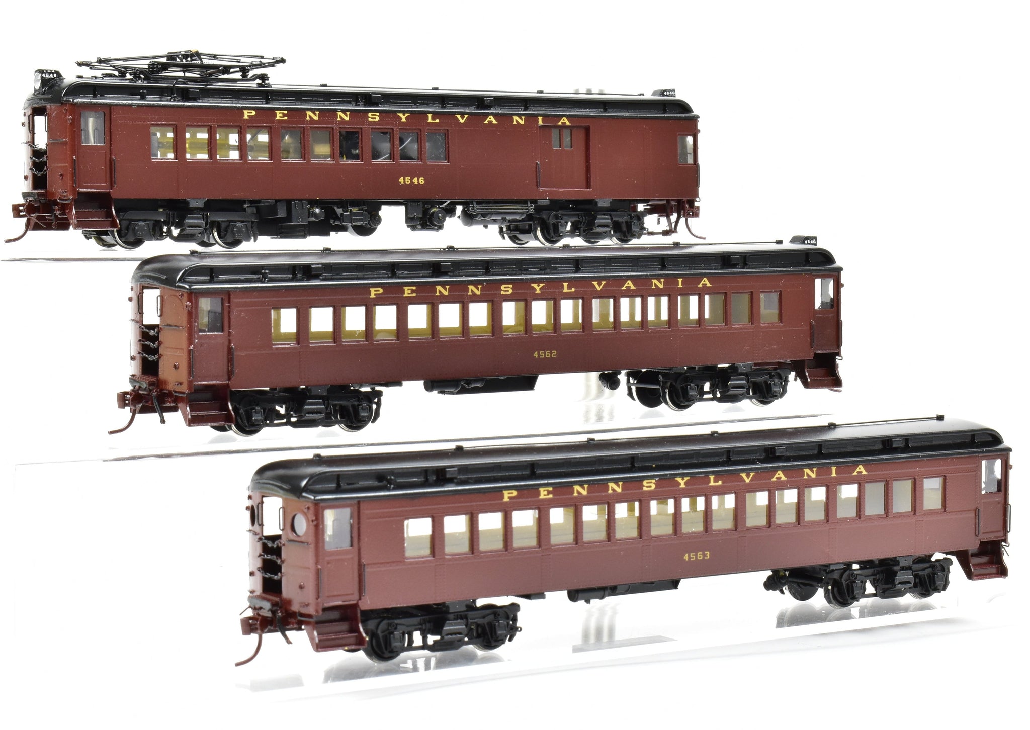 Prr Mp54 HO Brass Railworks PRR - Pennsylvania Railroad MP-54 3-car
