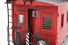 Load image into Gallery viewer, O Brass Oriental Limited GN - Great Northern 25 Foot Wood Caboose CP #X351 w/Slogan
