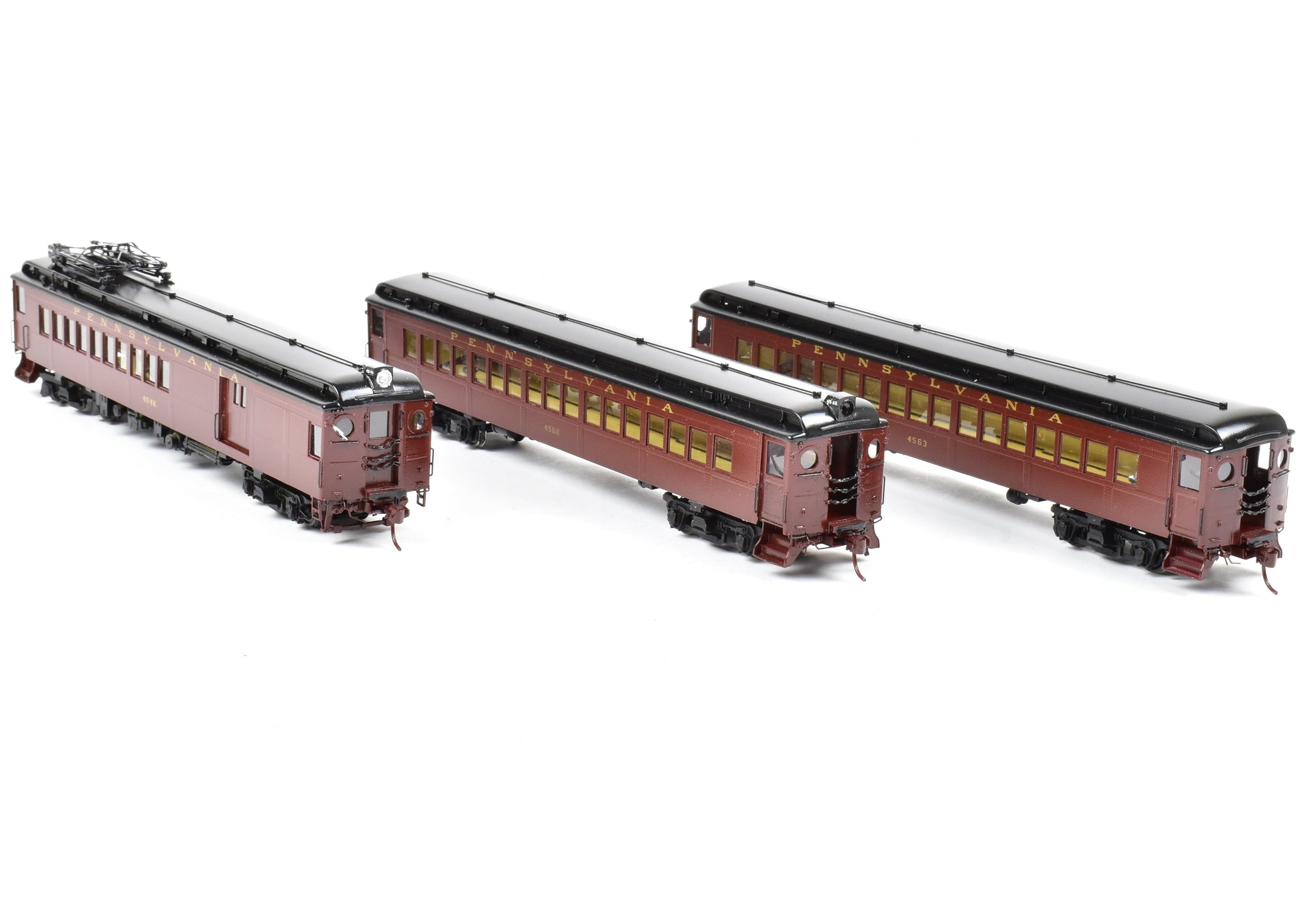 Prr Mp54 HO Brass Railworks PRR - Pennsylvania Railroad MP-54 3-car