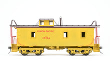 Load image into Gallery viewer, O Brass Sunset Models Third Rail UP - Union Pacific CA-1 Wood Caboose FP in Yellow/Brown No. 25784
