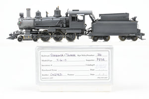 HO Brass PFM - United V&T - Virginia & Truckee 4-6-0 No. 26 CP No Lettering Tsunami DCC & Sound REEBOX