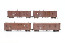 Load image into Gallery viewer, HO Brass W&amp;R Enterprises NP - Northern Pacific MOW 4-Car Set Pro Painted &amp; Weathered
