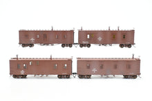 Load image into Gallery viewer, HO Brass W&amp;R Enterprises NP - Northern Pacific MOW 4-Car Set Pro Painted &amp; Weathered

