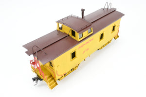 O Brass Sunset Models Third Rail UP - Union Pacific CA-1 Wood Caboose FP in Yellow/Brown No. 25784