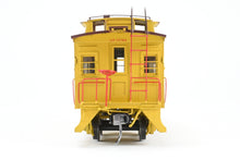 Load image into Gallery viewer, O Brass Sunset Models Third Rail UP - Union Pacific CA-1 Wood Caboose FP in Yellow/Brown No. 25784
