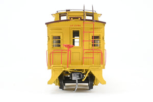 O Brass Sunset Models Third Rail UP - Union Pacific CA-1 Wood Caboose FP in Yellow/Brown No. 25784