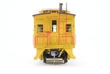 Load image into Gallery viewer, O Brass Sunset Models Third Rail UP - Union Pacific CA-1 Wood Caboose FP in Yellow/Brown No. 25784
