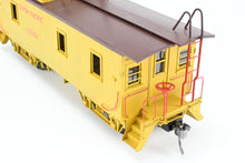 Load image into Gallery viewer, O Brass Sunset Models Third Rail UP - Union Pacific CA-1 Wood Caboose FP in Yellow/Brown No. 25784
